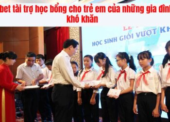 D9bet tài trợ học bổng cho trẻ em của những gia đình khó khăn